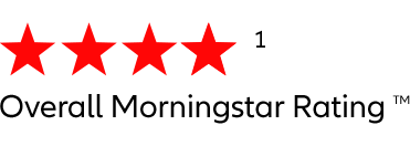 Overall Morningstar Rating™ - 4 star