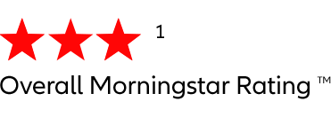 Overall Morningstar Rating™ - 3 star